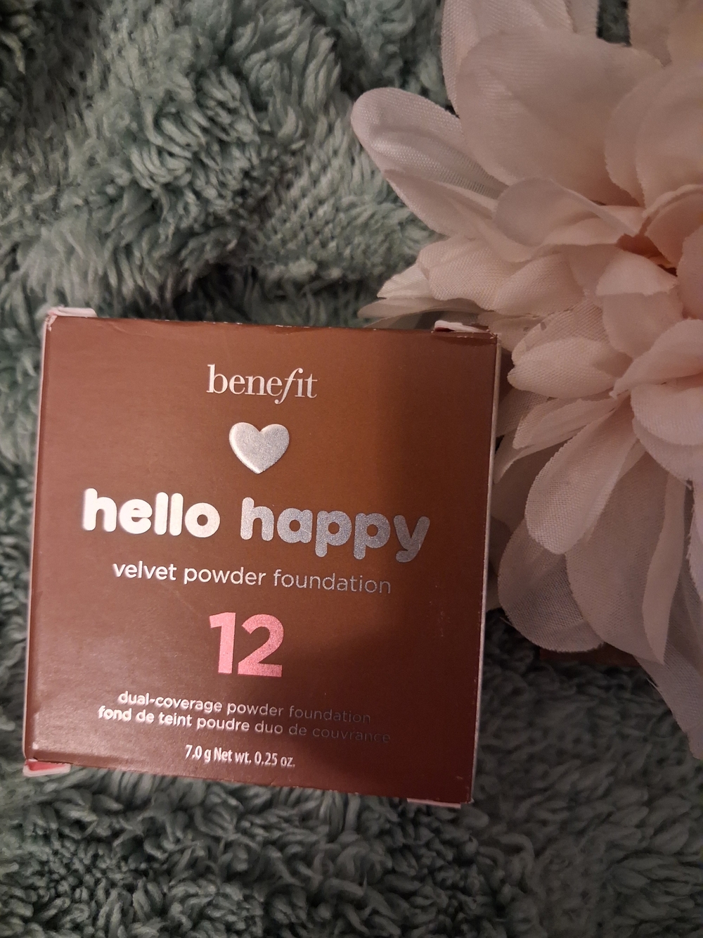 Benefit Hello Happy Velvet Powder Foundation - Warm Brown  Shade (12)